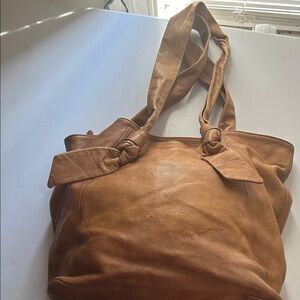 Frye Brown Leather Tote Bag